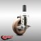 Service Caster 4 Inch 316SS High Temp Glass Filled Nylon 1-3/8 Inch Stem Caster with Brake SCC SCC-SS316EX20S414-GFNSHT-TLB-138 - alternate 4